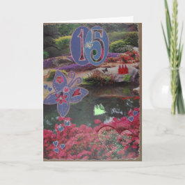 Happy Birthday - 15th - Scrapbook 4 - Seasons Card Karte