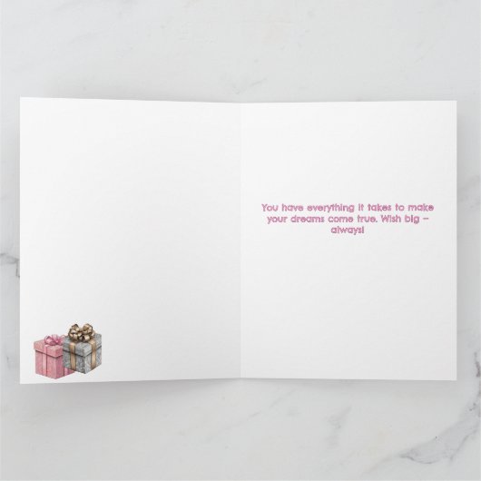 Happy Birthday 16. Teenager Sweet Girl Karte (Innenseite)