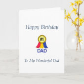 Happy Birthday #1 Vater Karte (Gelbe Blume)