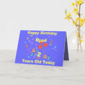 Happy Birthday 2 Jahre alt Karte (Gelbe Blume)