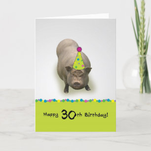 Happy Birthday 30, Sweet Celebration Grußkarte Karte