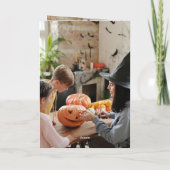 Happy Birthday 3 Photo Folded Greeting Card Karte (Rückseite)