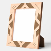 Happy Birthday 50. Modern Wooden Picture Geätzte Rahmen (Links)