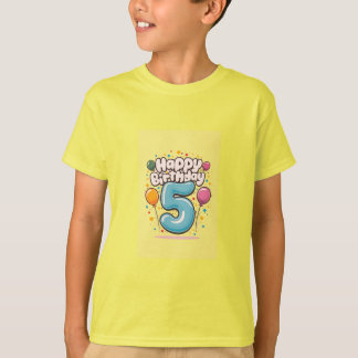 Happy Birthday 5 T-Shirt