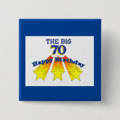 Happy Birthday 70. Button (Vorderseite)