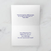 Happy Birthday 70 Christlich Card Karte (Innenseite)