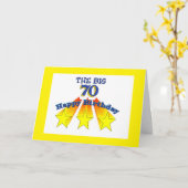 Happy Birthday 70 Christlich Card Karte (Gelbe Blume)