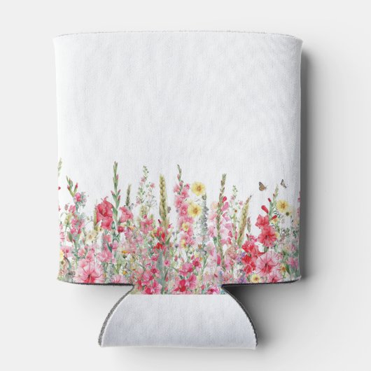 Happy Birthday 75th August Birth Flower Custom Dosenkühler (Rückseite)