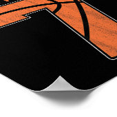 Happy Birthday 7. 7. Jahr Alter Basketball Boys Se Poster (Ecke)