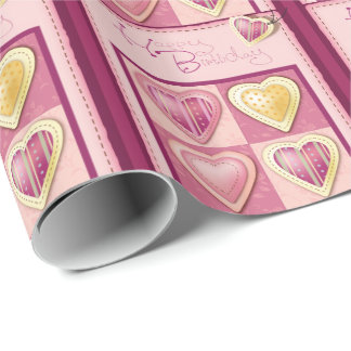 Happy Birthday 7 Wrapping Paper Geschenkpapier