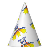 Happy Birthday 80 Jahre alt Partyhütchen (Links)