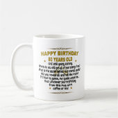  Happy Birthday 80 Years Old Kaffeetasse (Links)