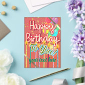 Happy Birthday Acryleinladungen (In Situ (Hochzeit))