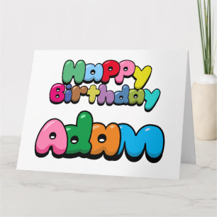 Happy Birthday Adam Karte
