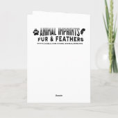 Happy Birthday | Adorable  Squirrel Card Karte (Rückseite)