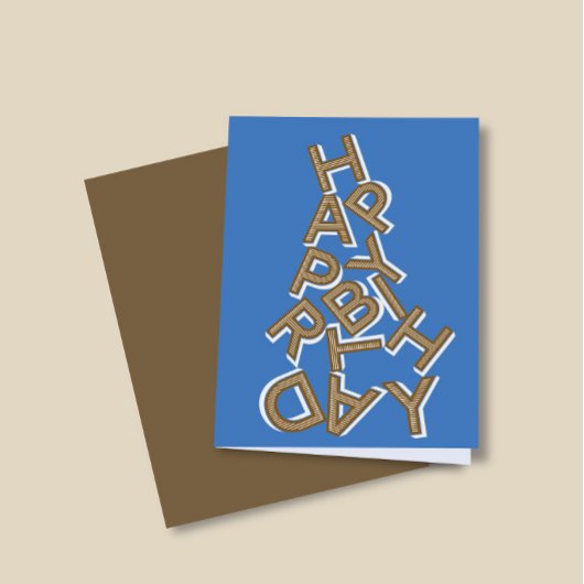 Happy Birthday Aesthetic Personalize Grußkarte Feiertagskarte