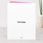 Happy Birthday Afrikanische Amerikanerin Lady Birt Karte (Rückseite)