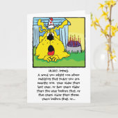 Happy Birthday Aging Greeting Card Karte (Gelbe Blume)