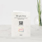 "Happy Birthday" Ai Greeting Card Karte (Rückseite)