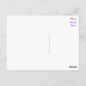 Happy Birthday Alaskan Malamute Puppy Dog Card Postkarte (Rückseite)