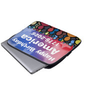 Happy Birthday America 1776 to 2026 Laptopschutzhülle (Vorne Knopf)