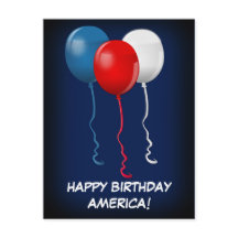 Happy Birthday America (Balloons)