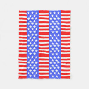 Happy Birthday America, Independence Day Fleecedecke