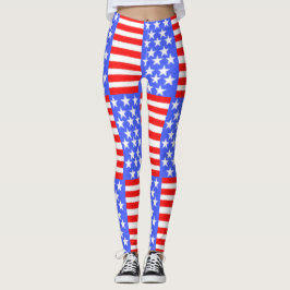 Happy Birthday America, Independence Day Leggings