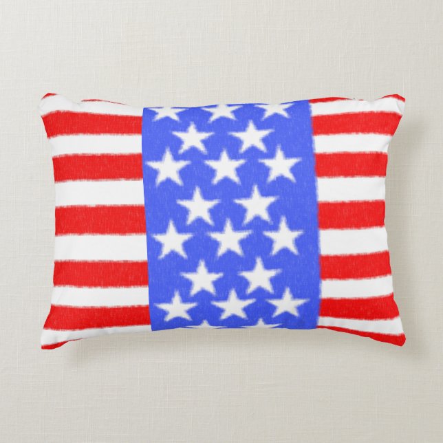 Happy Birthday America, Independence Day Zierkissen (Vorderseite)