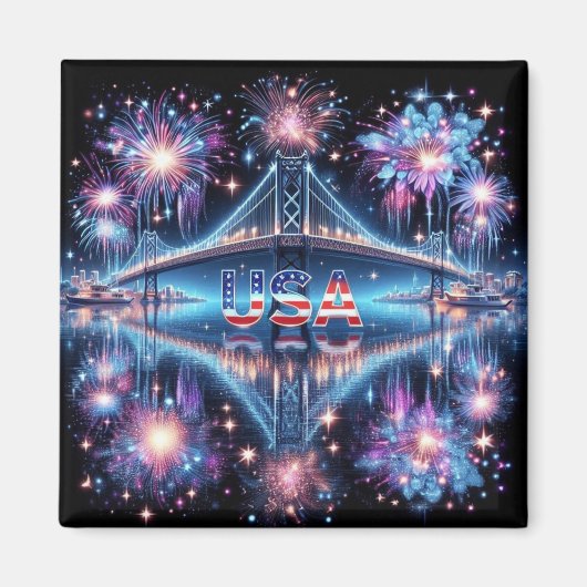 Happy Birthday America Magnet (Vorne)