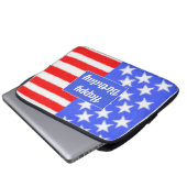 Happy Birthday America Personalize Laptopschutzhülle (Vorne Knopf)