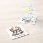 Happy Birthday American Pit Bull Terrier Dogs Untersetzer (Vor Ort)