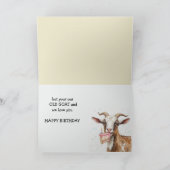 Happy Birthday Amtlich alte Ziege wir Liebe Karte (Innenseite)