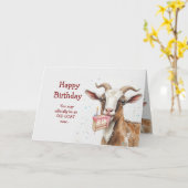 Happy Birthday Amtlich alte Ziege wir Liebe Karte (Gelbe Blume)
