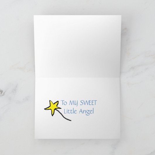 Happy Birthday Angel Card Karte (Innenseite)