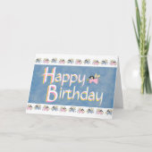 Happy Birthday Angel Card Karte (Vorderseite)