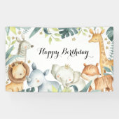 Happy Birthday Animal Banner (Horizontal)