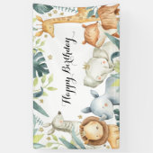 Happy Birthday Animal Banner (Vertikal)