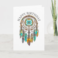 Happy Birthday Aquamarin Dreamcatchers Mystical