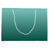 Happy Birthday Aquamarine Template Typografie Große Geschenktüte (Rückseite)