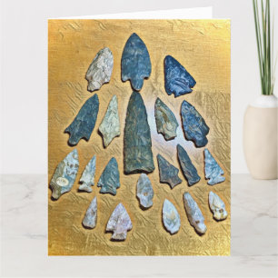 Happy Birthday Arrowhead Card Dankeskarte