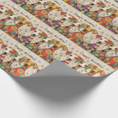 Happy Birthday! Artsy Puppy Design, Geschenkpapier (Ecke)