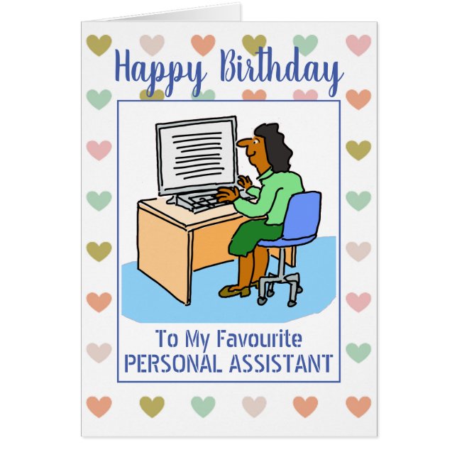 Happy Birthday Asian Personal Assistant (Vorne)