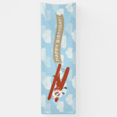 Happy Birthday auf und weg Banner (Vertikal)