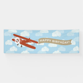 Happy Birthday auf und weg Banner