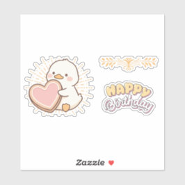 HAPPY BIRTHDAY  AUFKLEBER