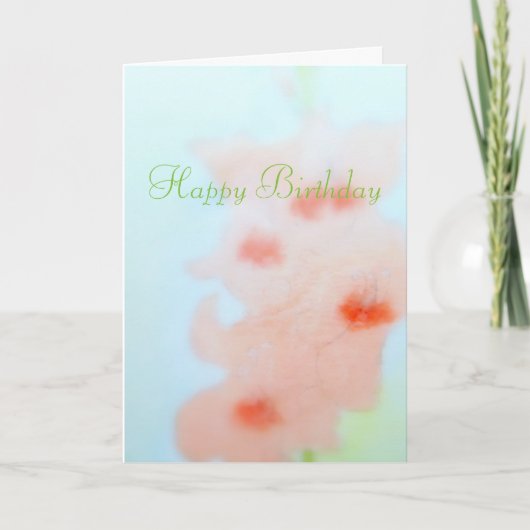 Happy Birthday August Card Karte (Vorderseite)
