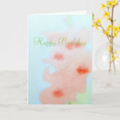 Happy Birthday August Card Karte (Gelbe Blume)