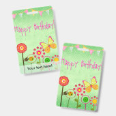 Happy Birthday Ausweis (Vorder- & Rückseite)