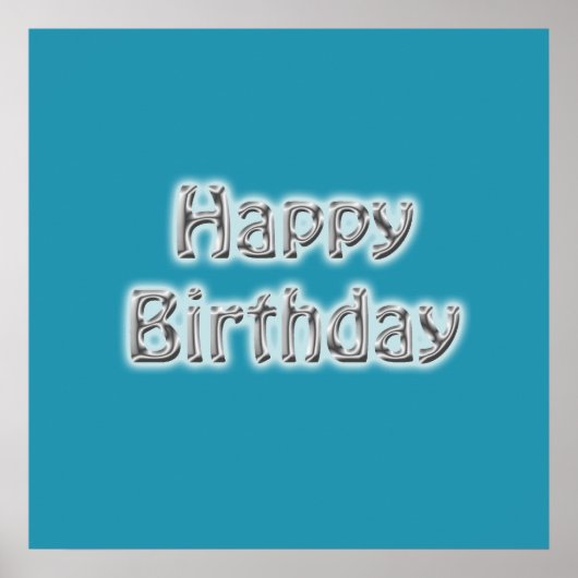 Happy Birthday Autograph Poster (Vorne)